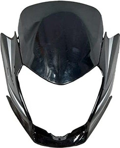 ARPIT ENTREPRISE Headlight Visor for Passion X Pro Black Grey