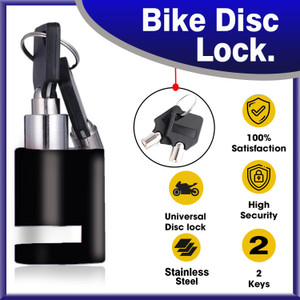 ASRYD Duty Disc Break Security Black Color Multi Functional Anti Theft Disc Brake Lock for Bike Motorcycle Disc Lock Price in India Buy ASRYD Duty Disc Break Security Black Color Multi Functional Anti...