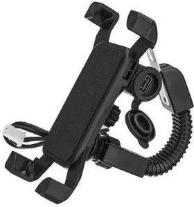 Bike mobile holder shop with charger flipkart