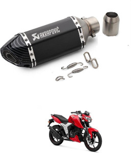 LOVMOTO Bike silencer cf TVS Apache RTR 160 Slip on Exhaust System