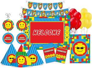 Pretty UR Party Building Blocks Birthday Party Decorations Kit Building Blocks party Supplies Price in India Buy Pretty UR Party Building Blocks Birthday Party Decorations Kit Building Blocks party Su...