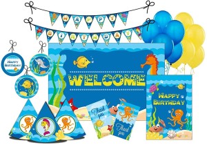 Pretty UR Party Under the Sea Birthday Party Decorations Kit