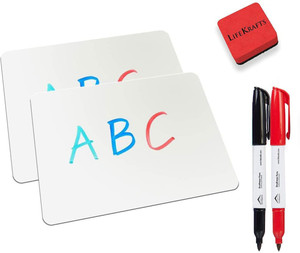 Lifekrafts Dry Erase Lap Boards Size 9x12 inches Pack of 2