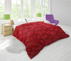 METRO LIVING Floral Double Mink Blanket for  Heavy Winter