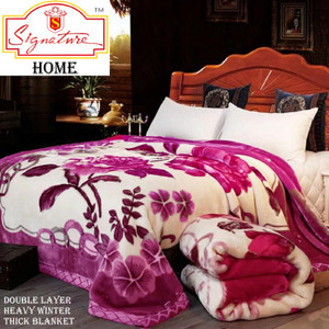 Signature Floral Double Mink Blanket for Heavy Winter Buy Signature Floral Double Mink Blanket for Heavy Winter Online at Best Price in India Flipkart