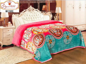Signature Floral Double Woollen Blanket for Heavy Winter Buy