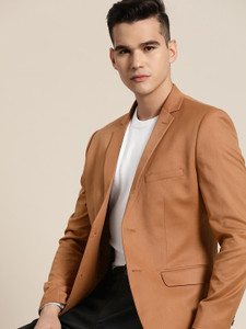 INVICTUS Solid Single Breasted Formal Men Blazer Buy