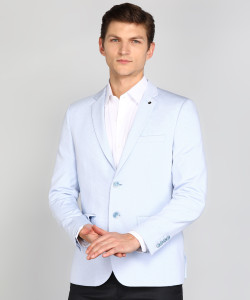 Van heusen light blue blazer top