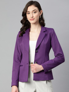 Love Purple Solid Single Breasted Casual Women Blazer Buy Love Purple Solid Single Breasted Casual Women Blazer Online at Best Prices in India Flipkart