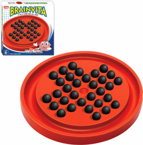 Brainvita - Mind Challenging Game | With 32 Marbles | Suitable for Ages 6+ Years Party & Fun Board Game