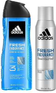 ADIDAS Fresh Endurance shower gel 400 ml deodornt 150 ml of2 Buy ADIDAS Fresh Endurance shower gel 400 ml deodornt 150 ml of2 at Low Price in India Flipkart