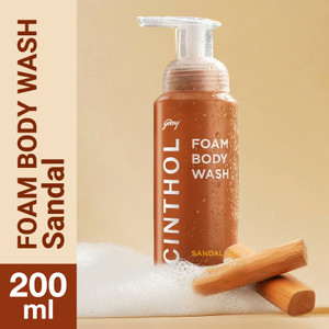 Sandal Foaming Body Wash, Glycerin Shower Gel