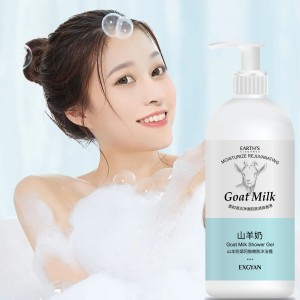 Goat milk Mousse body wash whitening shower gel ANTI-AGEING GEL
