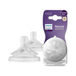 Natural Response Teat SCY965/02 | 6m+ age | Flow 5 | BPA free Fast Flow Nipple