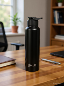 Bottle Diamond Sports cap 1000 ml Steel Bottle