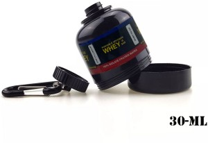Buy TRUE INDIAN mini whey protein powder container with keychain plastic  portable fitness 30 ml Flask Online at Best Prices in India - Sports &  Fitness