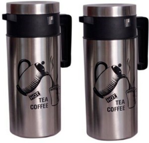Dynore Set of 2 Insulated Flask Hot & Cold Tea or Coffee Thermus / Flask  1000 ML 1000 ml Flask - Buy Dynore Set of 2 Insulated Flask Hot & Cold Tea