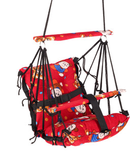 TOYSILO Cotton Baby Swing for Kids Chair Jhula 1 3 Years Old Baby with Safety Belt Swings Buy Baby Care Products in India Flipkart