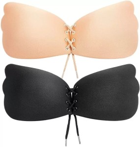 VanillaFudge Women's Silicone Adhesive Stick-on Push Up Strapless Invisible  Backless Bra Women Stick-on Lightly Padded Bra - Buy VanillaFudge Women's  Silicone Adhesive Stick-on Push Up Strapless Invisible Backless Bra Women  Stick-on Lightly