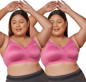 maashie M4408 Cotton Non-Padded Non-Wired Everyday Bra, Blush 40D, Pack of  2 Women Full Coverage Non Padded Bra - Buy maashie M4408 Cotton Non-Padded  Non-Wired Everyday Bra, Blush 40D