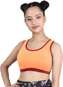 Dchica Regular Broad Strap Bra for Girls Non-Wired Gym Workout Girls Sports  Non Padded Bra - Buy Dchica Regular Broad Strap Bra for Girls Non-Wired Gym  Workout Girls Sports Non Padded Bra