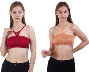 VS Beauti Pack of 2 Women Bralette Lightly Padded Bra Women