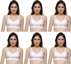 Buy A1 UNIQUE Women Cotton Half Padded, Non-Wired, Regular Fited, Daily Use  Bra for Women's & Girls (Pack of 1), Size-32 Multicolour at