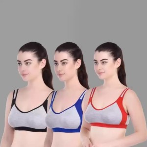 BCG Academy Sports Bra Gym Top Non-Wired Removable Pads Medium Impact –  Worsley_wear