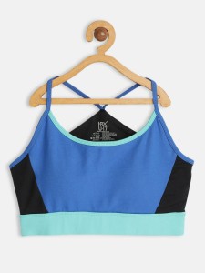 HRX by Hrithik Roshan Girls Sports Lightly Padded Bra - Buy HRX by Hrithik  Roshan Girls Sports Lightly Padded Bra Online at Best Prices in India