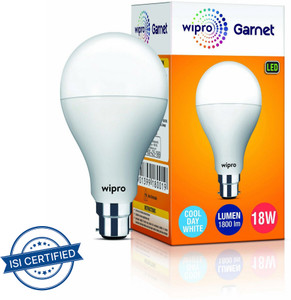 Wipro 18 W Standard B22 LED Bulb Price in India Buy Wipro 18 W