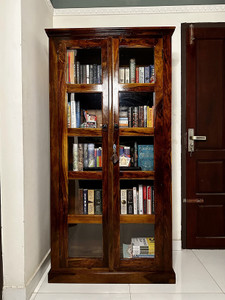 Flipkart Perfect Homes Sheesham Wood Bookcase for Home and Office