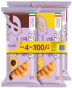 Moonfils Vanilla, Choco and Strawberry Croissants