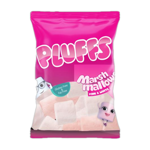 Marshmallows Pink & White Pink and White Marshmallow