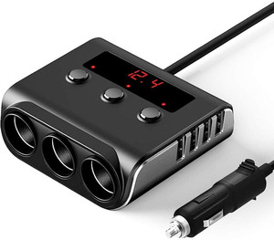 Car multi socket adapter new arrivals