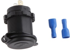 Auto Ladegerät Zigarettenanzünder. 12/24 VDC Stromversorgung mit 2 USB Typ  A 2A Ports - Cablematic