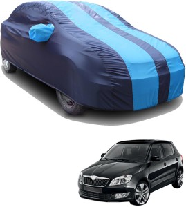 Oshotto Taffeta Car Body Cover with Mirror Pocket For Skoda Fabia