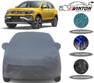 V VINTON Car Cover For Volkswagen Taigun (With Mirror Pockets