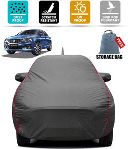 FABTEC Car Cover For Maruti Suzuki Baleno With Mirror Pockets