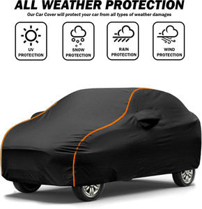 Rain resistant store car cover