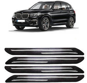 AutoTiger Stainless Steel Plastic Car Bumper Guard Price in India