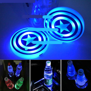 Car bottle top holder light