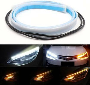 GoMechanic 60 CM Flexible White DRL Light For Cars Bikes Set of 2 002 Car Fancy Lights Car Fancy Lights Price in India Buy GoMechanic 60 CM