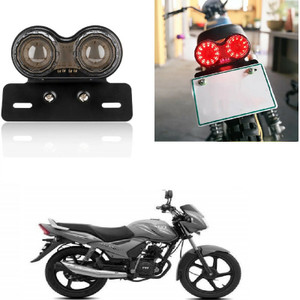 Atoray Motorcycle Tail LED License Plate Lights For TVS Star City