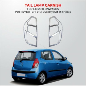 Lamkoti car silver Plated car chrome Tail light cover for Hyundai i10 2010 2013 Chrome HYUNDAI i10 Rear Garnish Price in India Buy Lamkoti car