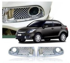 Amabu Car silver Plated chrome fog light cover for swift dzire