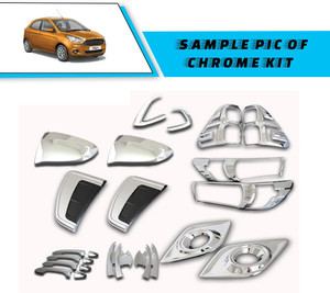 AUTO SJET Car Chrome Kit Car Accessories Cover for NEWFIGO 2015