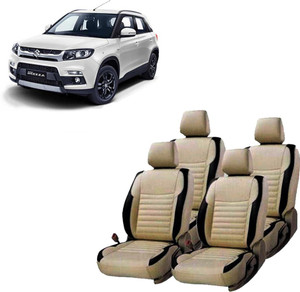 AutoSafe Leather Car Seat Cover For Maruti Vitara Brezza Price in