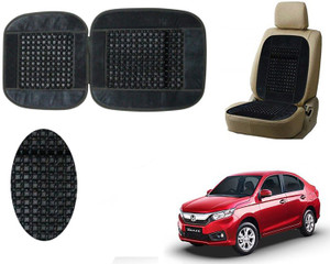Automotive Prist Wooden Velvet Car Seat Cover For Honda Amaze