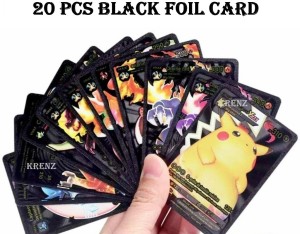 CrazyBuy Pokemon Black Foil Card 55 (Vmax, V, GX, EX & Basic cards ) - Pokemon  Black Foil Card 55 (Vmax, V, GX, EX & Basic cards ) . Buy POKEMON toys
