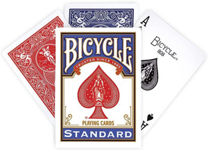Bicycle standard on sale playing cards size